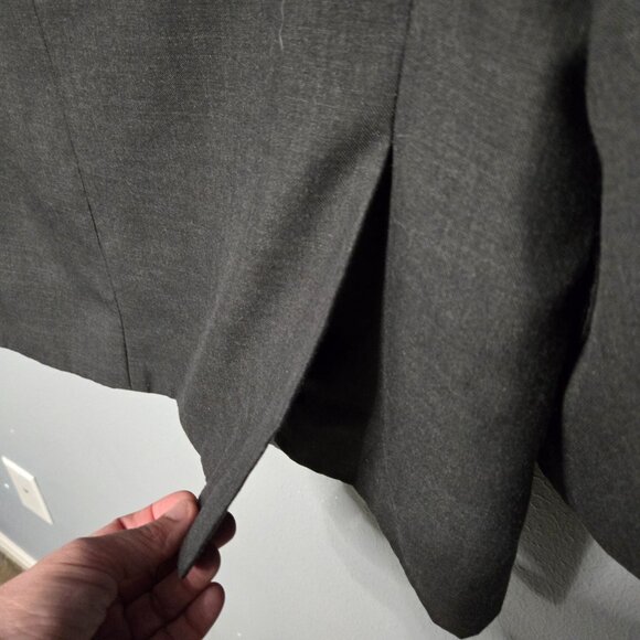 Sergio Martini Superior 150s Charcoal Gray Two Button Front Suit Jacket, 42R - Picture 5 of 9